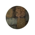 thumbnail image 2 of Oriental Weavers Hudson Area Rug - 4878B - 7'8" x 10'10" - in Blue/ Brown - Eclectic Global Style, Stain Resistant, Family and Pet Friendly , Dining, Living Room Rug, 2 of 3