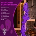 thumbnail image 5 of Magotan Halloween Decorations 3ft Halloween Ghost Decor Pre-Lit 65 LED Purple Light Halloween Cute Ghost Outdoor Decor for Garden Yard Home Party, 5 of 7