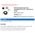 thumbnail image 2 of Window Regulator Repair Kit - Compatible with 1970 - 1988 Mercury Cougar 1971 1972 1973 1974 1975 1976 1977 1978 1979 1980 1981 1982 1983 1984 1985 1986 1987, 2 of 2