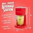 thumbnail image 6 of Nostalgia Slushie Machine, 40 oz Ice Shaver and Slushy Maker for Soda, Juices, Cold Coffee, and More, Red, 6 of 8