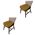 thumbnail image 2 of Cateissary Cojines de silla con forma de pezuña de caballo transpirable - Tela de lino de estilo chino para sentarse cómodamente, que es No.7 - No.7- Café Ligero 2Conjunto, 2 of 6