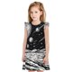 thumbnail image 1 of Fotbe Cosmic Landscape Celestial Art Vestido de Dormir para Niñas de 3 a 10 Años, Mangas Cortas, Estilo Princesa, Pijama Camisón con Mangas Voladas-Large, 1 of 6