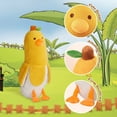 thumbnail image 4 of Banana Duck Plush Toy, 20" Real Cute Stuffed Plushie Pillow Doll, Soft Fluffy Peel Banan Duckling Hugging Cushion Decor, Present for Kids and Adults, 4 of 5