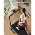 thumbnail image 6 of Akluer Manual Non-Electric Treadmill with Fixed Incline, Motorless Walking Treadmill for Home Exercise, Anti-Slip Running Belt, Compact Design, 6 of 7