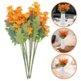 thumbnail image 2 of 4 racimos de margaritas artificiales, ramo de margaritas realista, flor de margarita para boda, 2 of 5