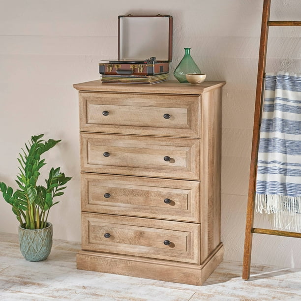 Better Homes & Gardens Crossmill 4Drawer Dresser, Weathered Finish