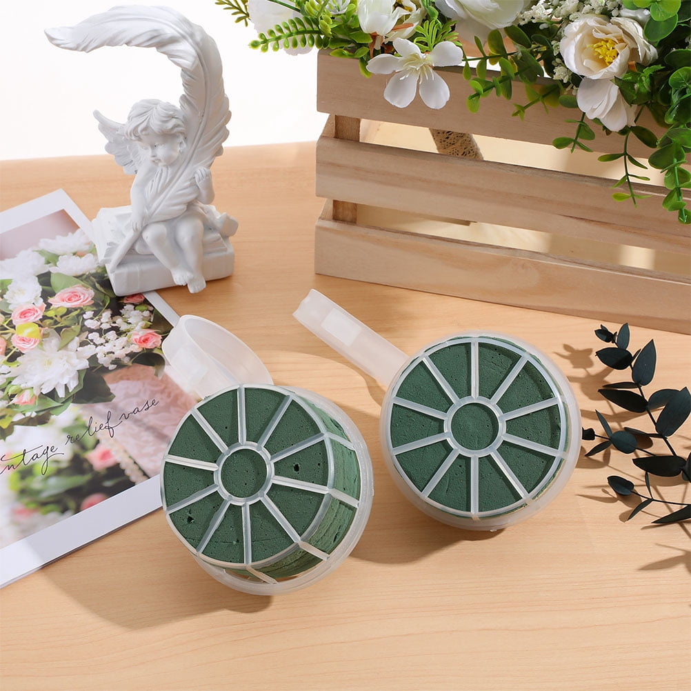 HOMEMAXS 6 pcs  Bride Bouquet Holders Wedding Bridal Bouquet Holder Foam Floral Handle Bouquet Holder