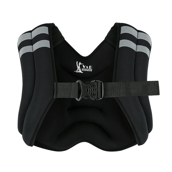 Chaleco Con Peso Clásico Lastrado 9 Kg 20 Lbs V&D FITNESS Clásico VD003
