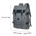 thumbnail image 2 of KAUKKO Casual Daypacks Multipurpose Backpacks, Outdoor Backpack, Travel Rucksack Grey(Linen), 2 of 5