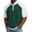 Green, variant on Maean Mens Textured Shirt Short Sleeve Shirts Quarter Zipper Summer Loose Tops Pullover Sweatshirts