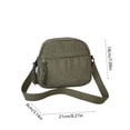 thumbnail image 3 of Bolso bandolera de pana para hombre, mochila de pecho, bolso de hombro, mochila informal para deportes al aire libre, ideal para viajes y compras. Cuenta con cierre ajustable para llevar el teléfono,, 3 of 6