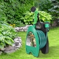 thumbnail image 3 of HUGFEGWE Enrouleur de Tuyau de Jardin, Tuyau d'Arrosage Rétractable Mural Support d'Eau Portable, Buse de Pulvérisateur Professionnel Facilement Rangement de Tuyau Adapté pour Petit Jardin Terrasse Balcon CA919-135538, 3 of 9