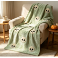 thumbnail image 4 of Halloween Throw Blanket, 59.05In X 78.74In, Gentle Autumn Festive Pattern Plush Throw, Washable Home Accent For Chair, Bed & Farmhouse Decor, 4 of 5