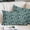 Teal, variant on Blue Spring Floral Pillow Covers, Linen Long Throw Pillow Case, Farmhouse Flowers Elegant Pastoral Holiday Pillow Protector Decorative Cushion Cover for Living Room/Bedroom 12" x 20"