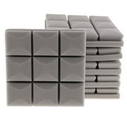 6 pieces of studio soundproofing foam acoustic foam for home theater KTV gray