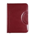 thumbnail image 1 of Carpeta elegante de PU Injueey con asas para tarjetas de crédito y efectivo Rojo marrón, 1 of 6