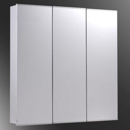 Ketcham 60w X 36h In Tri View Surface Mount Medicine Cabinet With
