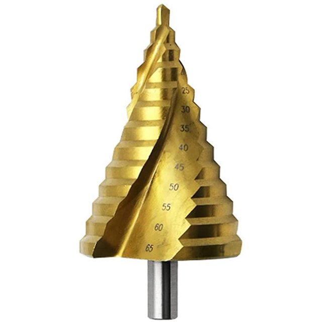 Juego de brocas cónicas Hss de 6-60 mm de paso profesional para metal de acero inoxidable BANYUO Hogar