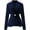 A-navy, variant on Women's Blazers Belted Jacket Long Sleeve Work Office Wrap Suit Jackets