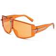 thumbnail image 1 of Flat Top Square Sunglasses For Men Women One Piece Shades Semi-Rimless Frame Sunglasses, 1 of 5