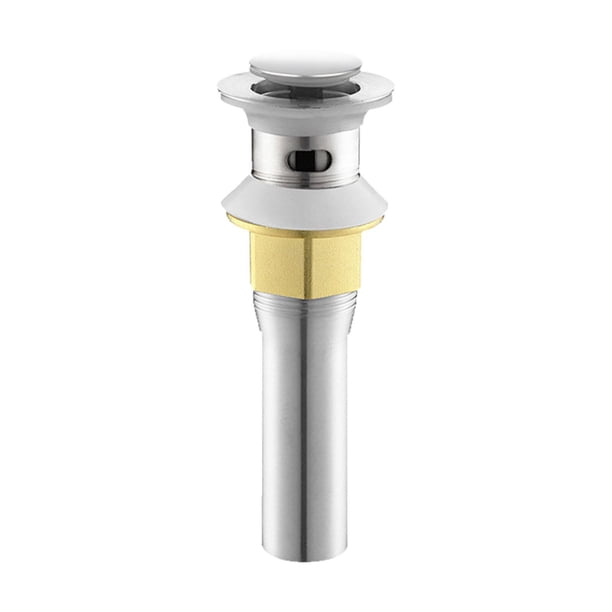 Desagüe del fregadero del baño para orificio de 1,65 ''~ 2,36'', tapón de bañera de acero inoxidable resistente y fácil de usar para cocina, baño, con agujero