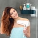 thumbnail image 4 of Soporte de pared para secador de pelo, organizador de herramientas para el cuidado del cabello, soporte de almacenamiento para baño,con gancho de enchufe y estante de almacenamiento Adepaton 222736-1, 4 of 8