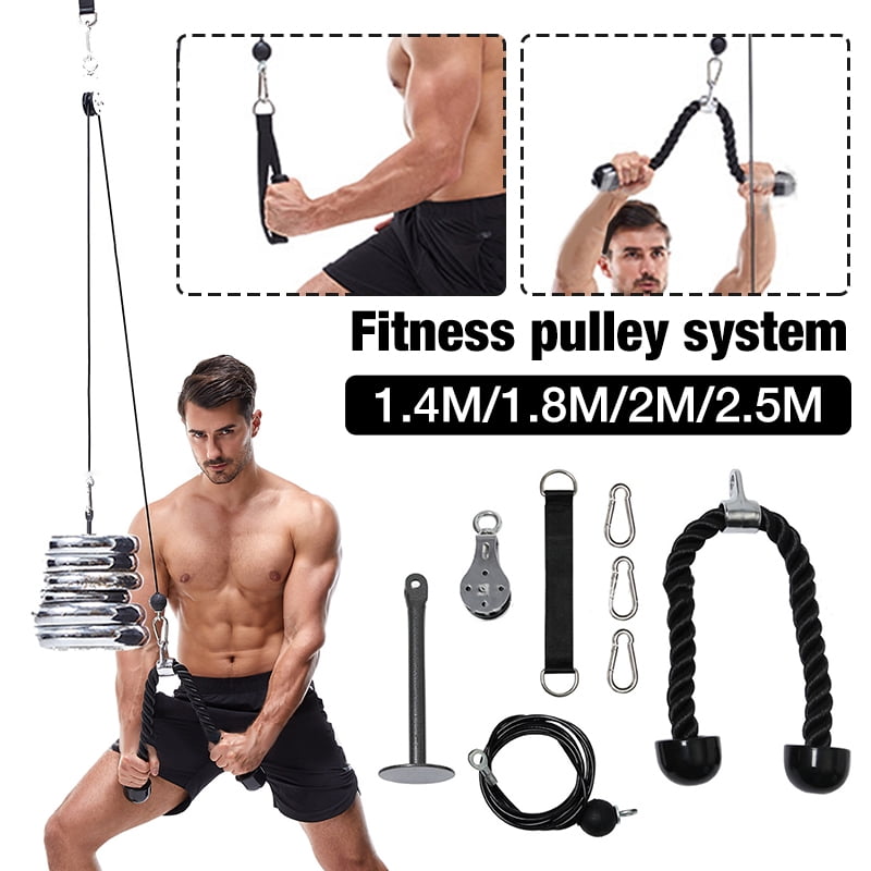 Details about   Fitness Arm Blaster Trainer with Pulley Attachments Triceps Workout Weight 