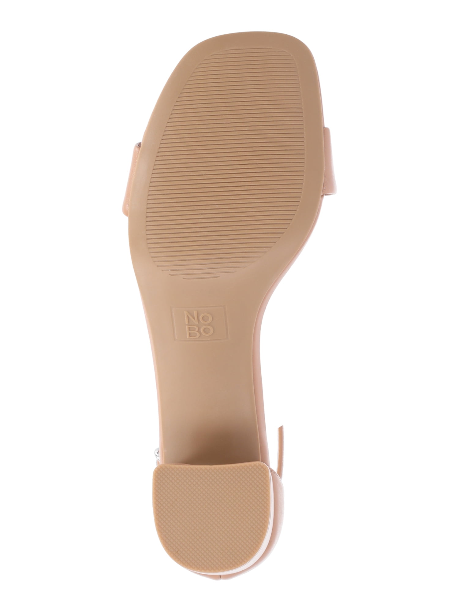 No Boundaries Women's Block Heel Sandals, Wide-Width Available