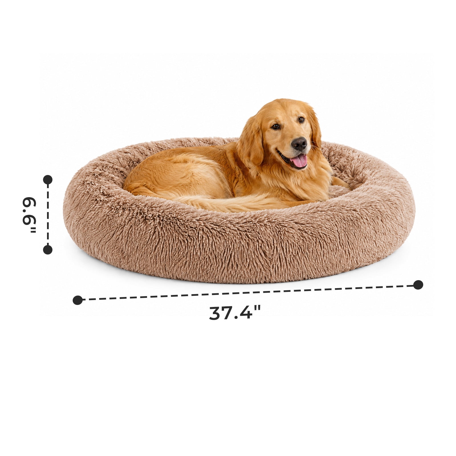 Alvantor 30''/36'' Dog Bed Comfortable Donut Cuddler Round Pet Beds Ultra Soft Washable Dog and Cat Cushion Bed, Fits up to 45 lbs/90 lbs Pets
