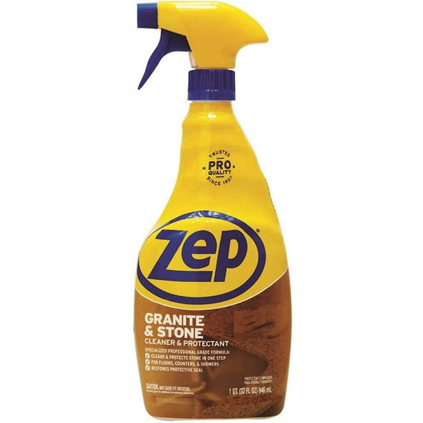 Zep Marble, Granite and Quartz Cleaner, 32 Ounce (ZPEZUMGQ32)