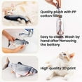 thumbnail image 3 of OUSITAID Chat Jouet Poisson USB Électrique Simulation de Charge Poisson Cataire Chat Chat Mâcher Morsure Jouets Interactifs Chat Dropshiping Disquette Wagging Poisson, 3 of 7