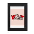 thumbnail image 1 of Chinese Red Education Flag Propaganda Desktop Photo Frame Picture Display Art Painting Exhibit, 1 of 3