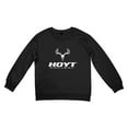 thumbnail image 4 of Hoyt Archery Sweatshirts for Women Crewneck Long Sleeve Shirts Tops Fleece Pullover Fall Fashion Clothes X-Large, 4 of 5
