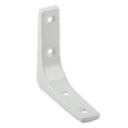 thumbnail image 1 of Heavy Duty Shelf Bracket Wall Hanging Shelve L Shaped Brackets White 3Inch, 1 of 8