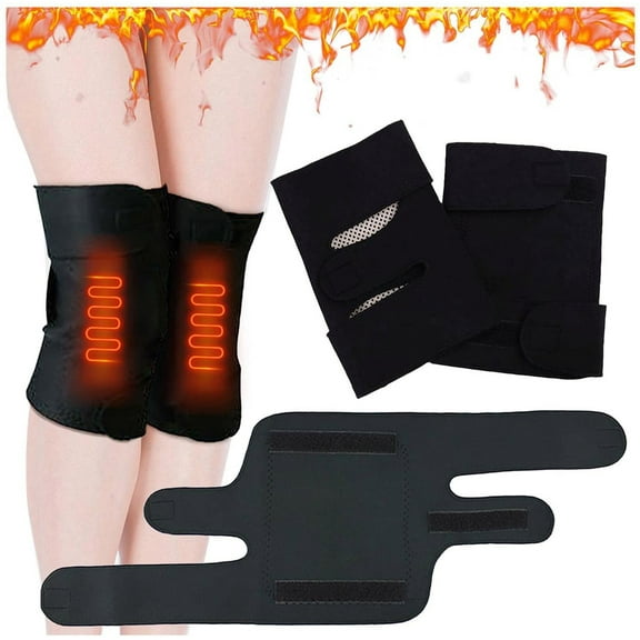 Isvgxsz Clearance Items Knee Massager with Heat and Vibration, Heating Pad for Knee Shoulder Elbow, Heated Knee Brace for Arthritis with Massage Gifts for Men, Women