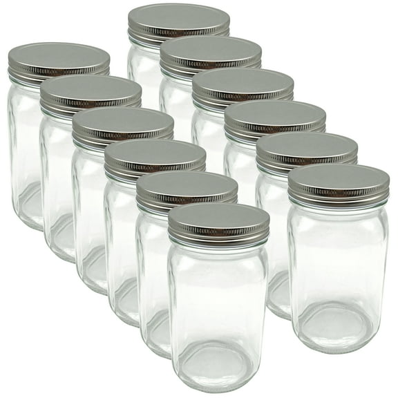 12 Pack: Quart Wide Mouth Glass Jar by Ashland