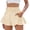 Beige_#01, variant on Womens High Waisted Shorts Athletic Running Shorts Workout Gym Quick Dry Flowy Shorts with Pockets,Sky Blue 2XL