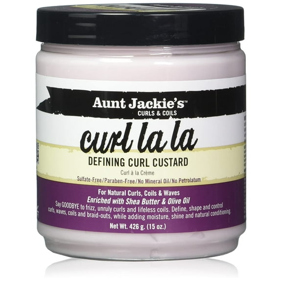 Aunt Jackies Curls and Coils Curl La La Defining Curl Custard, 15 oz, 6 Pack