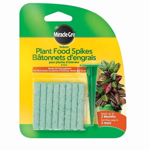 Miracle-Gro Indoor Plant Food Spikes Tray - 24 Pack