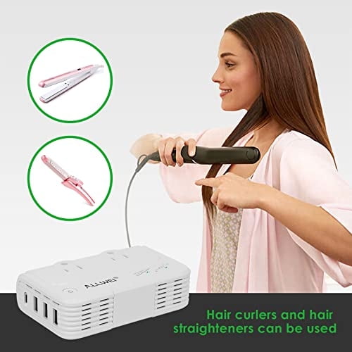 ALLWEI Adaptador de Viaje Internacional 220V a 110V Convertidor de Vol