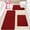 Red, variant on HAKUNA Upgrade Extra Large Red Bathroom Rug Set 3 Pieces Ultra Soft, Thick Absorbent Bath Mats, Non Slip Chenille Toilet Mat for Bathroom, Bedroom, Kitchen