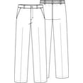 thumbnail image 3 of Classroom School Uniforms Toddler Flat Front Pant 50400, 4T, Khaki, 3 of 3