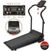 500W Portable Folding Electric Motorized Treadmill Running Fitness Machine,black