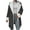 Gray Long, variant on Sherpa Fleece Long Trench Coat for Women Winter Warm Notch Lapel Collar Double Breasted Overcoat Jacket Mid-length (Medium, Brown Long)