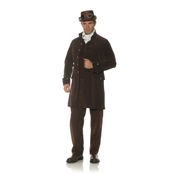 Brown Frock Coat Men's Adult Halloween Costume
