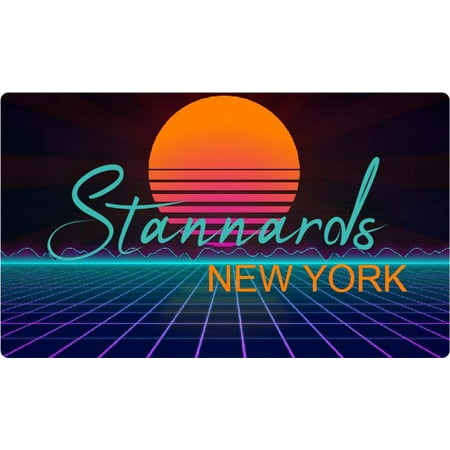 

Stannards New York 4 X 2.25-Inch Fridge Magnet Retro Neon Design