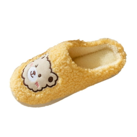 

Women Slippers Autumn And Winter Indoor Fashion Comfortable Indoor And Outdoor Cartoon Cute Flat Bottom Warm Non Slip