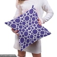 thumbnail image 5 of Ambesonne Dots Fabric by the Yard Upholstery, Blue Violet Big Little Circles, 10 Yards, Blue Violet and White, 5 of 5