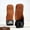 brown, variant on Ueasy Double Layer Leather Weight Lifting Wrist Straps - Adjustable, Non-Slip for Deadlift/Powerlifting/Gym Workouts (1 Pair)