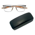thumbnail image 2 of Gafas de lectura Fernando Anti Azul Liviano Cómodo Casual para ir de compras Juegos Gris Naranja 200 degree Gafas de lectura deportivas, 2 of 8